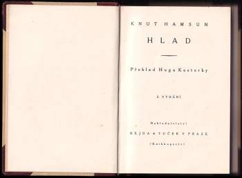Knut Hamsun: Hlad