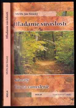 Hladanie súvislostí ; Návraty ; Čas na zamyslenie
