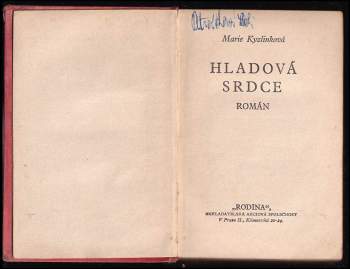 Marie Kyzlinková: Hladová srdce