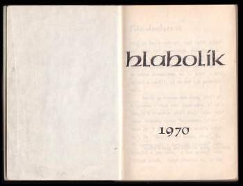 Karel Cikrle: Hlaholík