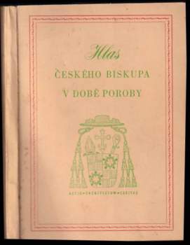 Hlas českého biskupa v době poroby