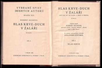 Robert Smythe Hichens: Hlas krve - Duch v žaláři