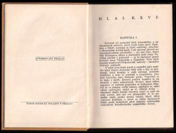 Edison Marshall: Hlas krve