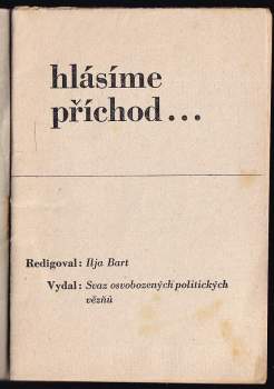 Hlásíme příchod