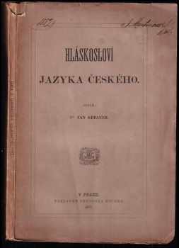 Jan Gebauer: Hláskosloví jazyka českého