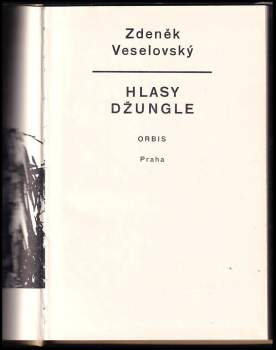 Zdeněk Veselovský: Hlasy džungle