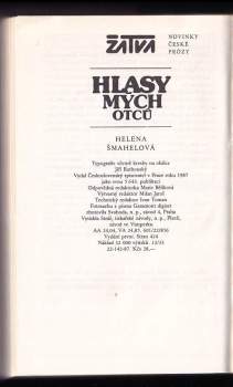 Helena Šmahelová: Hlasy mých otců