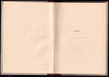 Otokar Fischer: Hlasy