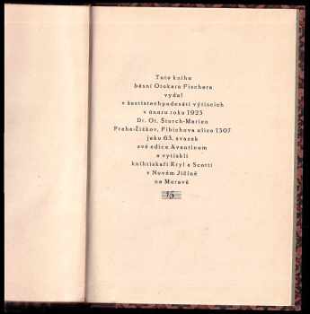 Otokar Fischer: Hlasy