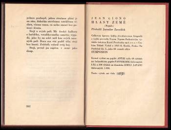 Jean Giono: Hlasy země
