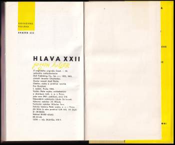 Joseph Heller: Hlava XXII