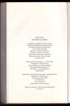 John Green: Hledání Aljašky