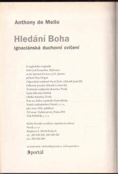 Anthony De Mello: Hledání Boha