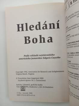 Edgar Cayce: Hledání Boha