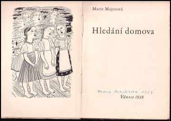 Marie Majerová: Hledání domova PODPIS