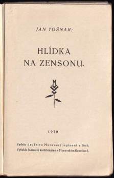 Jan Tošnar: Hlídka na Zensonu