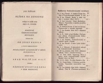 Jan Tošnar: Hlídka na Zensonu