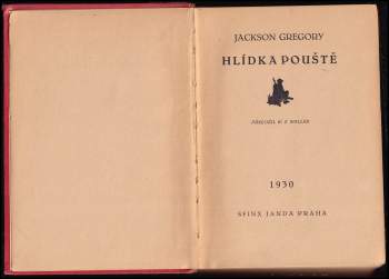 Jackson Gregory: Hlídka pouště