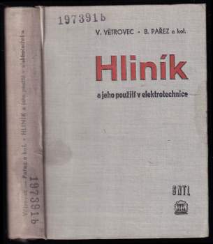 Václav Větrovec: Hliník a jeho použití v elektrotechnice