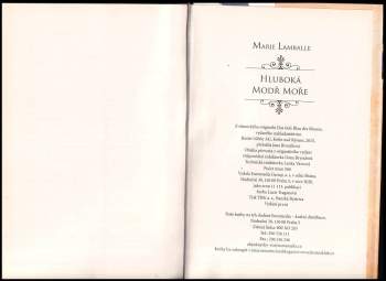 Marie Lamballe: Hluboká modř moře