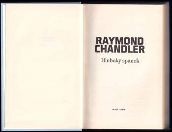 Raymond Chandler: Hluboký spánek