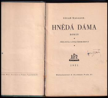 Edgar Wallace: Hnědá dáma