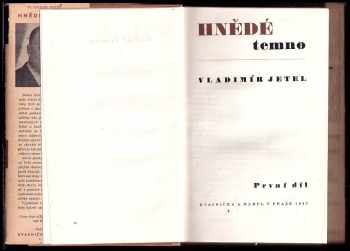 Vladimír Jetel: Hnědé temno