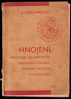 Hnojení ovocných, zelinářských, okrasných zahrad, trávníků, rostlin v květináčích