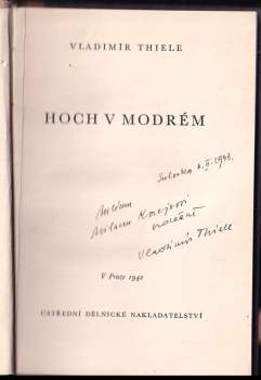Vladimír Thiele: Hoch v modrém
