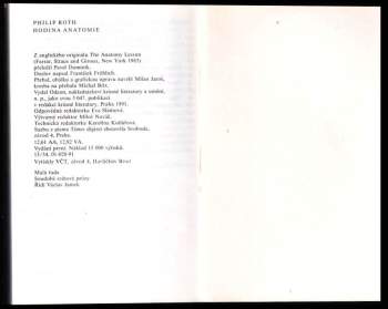 Philip Roth: Hodina anatomie