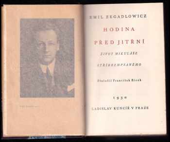 Emil Zegadłowicz: Hodina před jitřní