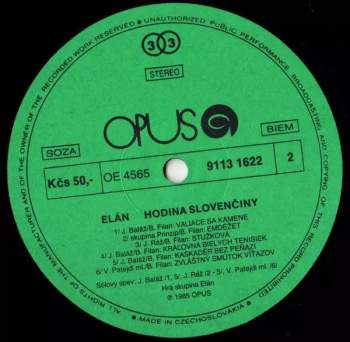 Elán: Hodina Slovenčiny