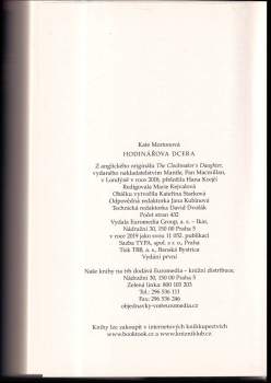 Kate Morton: Hodinářova dcera