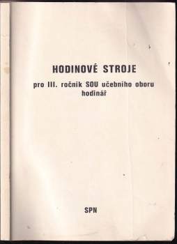 Hodinové stroje