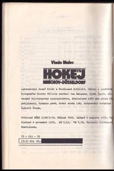 Vlado Malec: Hokej 75