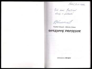 Vladimír Bouzek: Hokejový profesor