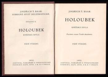 Jindřich Šimon Baar: Holoubek