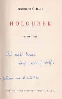Jindřich Šimon Baar: Holoubek
