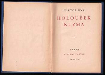Viktor Dyk: Holoubek Kuzma