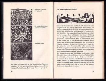 Johannes Lebek: Holzschnitt-Fibel. Holzschnitte und Text von Johannes Lebek