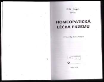 Robin Logan: Homeopatická léčba ekzému