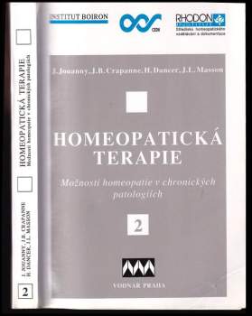 Jacques Jouanny: Homeopatická terapie