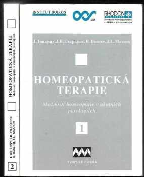Jacques Jouanny: Homeopatická terapie
