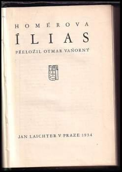Homéros: Homérova Ílias