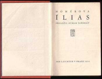 Homéros: Homérova Ílias
