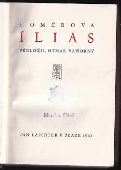 Homéros: Homérova Ílias