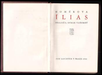 Homéros: Homérova Ilias