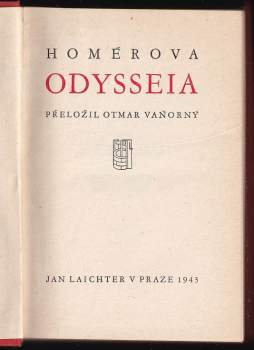 Homéros: Homérova Odysseia