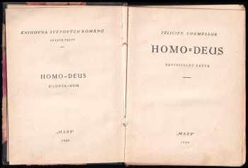 Félicien Champsaur: Homo - Deus