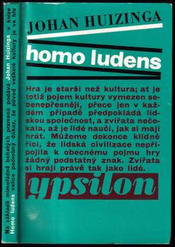 Johan Huizinga: Homo ludens